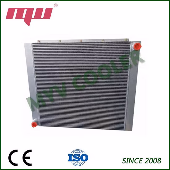 Custom Made Aluminum Screw Air Compressor Radiator Oil Cooler